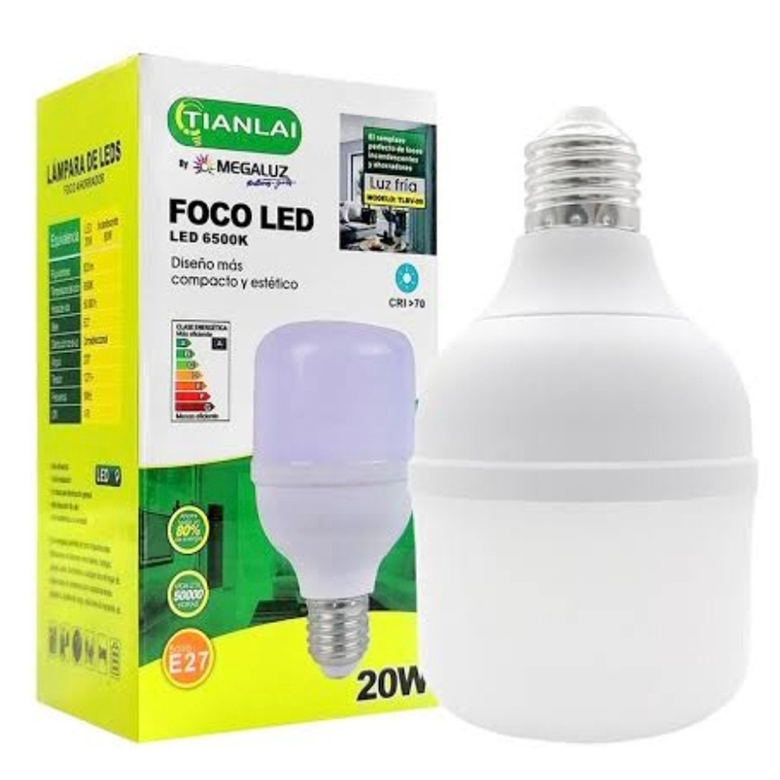 Paquete de 10 Focos LED 20W Luz Blanca – Alta Potencia