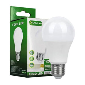 Paquete de 10 Focos LED 10W Luz Blanca – Ahorro de Energía